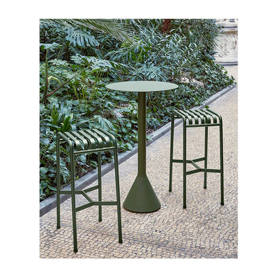 Außenmöbel Bar Set AJUNION Minimalistischen Stil Bar Tisch und Stuhl für Innenhof