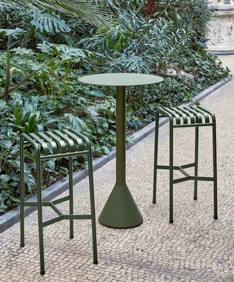 Außenmöbel Bar Set AJUNION Minimalistischen Stil Bar Tisch und Stuhl für Innenhof