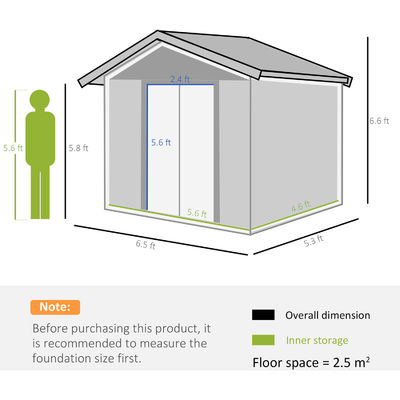 Modernes Design Metall Lagerhaus für Lagerhäuser Lagerhaus 55,5 kg Holzkorn Effekt