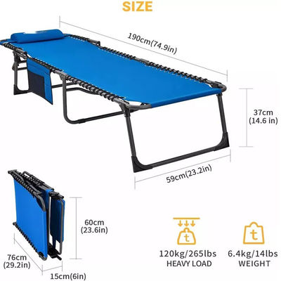 Outdoor Patio Garten Strand tragbare Camping Sonnenliegen Stuhl mit leichtem Design