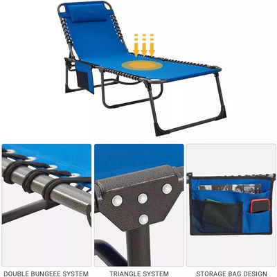 Outdoor Patio Garten Strand tragbare Camping Sonnenliegen Stuhl mit leichtem Design