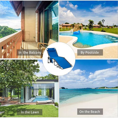 Outdoor Patio Garten Strand tragbare Camping Sonnenliegen Stuhl mit leichtem Design