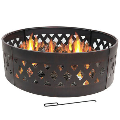 Außenterrasse Patio Hinterhof Garten Lagerfeuer Lagerfeuer Graben Ring mit Poker 360 Grad Rund