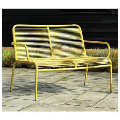 Villa AJUNION 4 Sitzplätze Metall Gartenmöbel Balkon Terrasse Set Bistro Set Stahl Garten Set