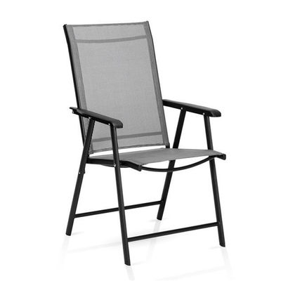 Außencafé Garten Balkon Terrasse Strand Metall Eisen Klappstuhl mit Postverpackung