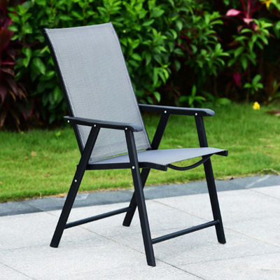 Außencafé Garten Balkon Terrasse Strand Metall Eisen Klappstuhl mit Postverpackung