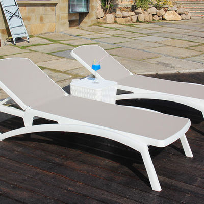 Außengarten Plastik Teslin Stapelstuhl Sonnenliegen Stuhl für Hotel Strand Terrasse