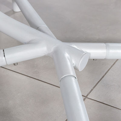 Außenmöbel Patio Swing Hanging Egg Chair mit Stahlrahmen und Seilwebe Design