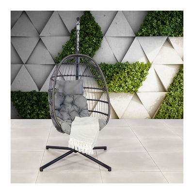 Stahlrahmen W100xL95xH200cm Patio Garten Schaukel-Hängestuhl für die Erholung im Freien