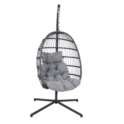 Stahlrahmen W100xL95xH200cm Patio Garten Schaukel-Hängestuhl für die Erholung im Freien