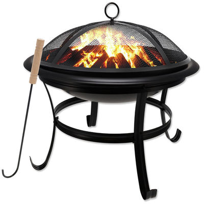 Hinterhof Garten Camping Lagerfeuer Holzkohle BBQ Grill Feuergrube Schüssel mit individuellem Logo