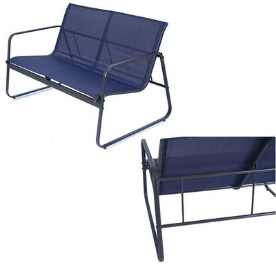 Stärke und Stil AJUNION 4 Stück Außenmöbel Stahl Metall Garten Set für Patio