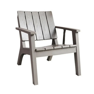 Holztisch und -stuhl aus Kunststoff für Nordische Außenpatio Garten Balkon Cafe Restaurant