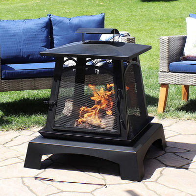 Outdoor-Portable Holzbrennkamin für Gartenfeuer Camping Picknick