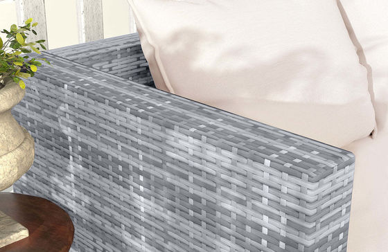 Postverpackung Y AJUNION Wicker Rattan Gartensofa Set Außenmöbel