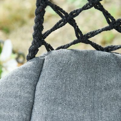Außenmöbel Macrame Baumwollseil Hängematte Sessel Schaukeln für Innen- und Außenbereich
