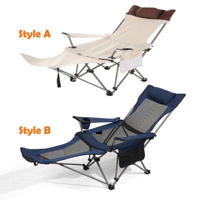 Outdoor Camping Portable Folding Beach Chair mit Armlehne und abnehmbaren Armlehnen