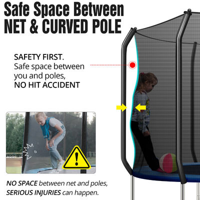 Anwendbarer Ort AJUNION 10ft Trampolin für Kinder, die im Park oder im Kindergarten springen