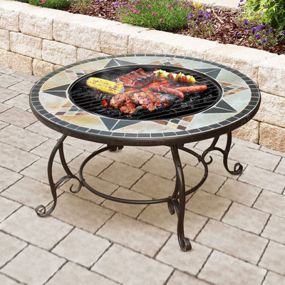 Outdoor-Garten-Picknickfeuer mit tragbarem Holzfeuerfeuer und koreanischem Holzkohle-BBQ