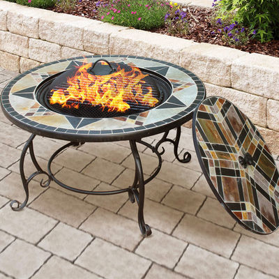 Outdoor-Garten-Picknickfeuer mit tragbarem Holzfeuerfeuer und koreanischem Holzkohle-BBQ