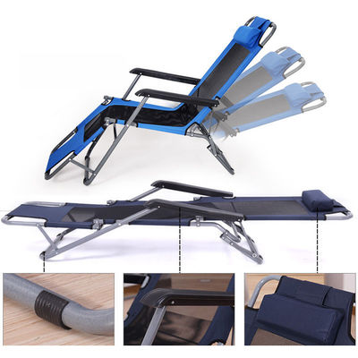 Verstellbarer klappbarer Strandlehnstuhl mit Null-Schwerkraft-Lounge mit Y-Mail-Verpackung