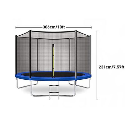 Erleben Sie die Freude beim Springen mit dem AJUNION 10ft Park Trampolin und Enclosure Net