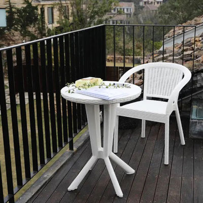 Garten-Set Außenmöbel aus synthetischem Rattan für Terrasse Balkon Cafe Party Hochzeit
