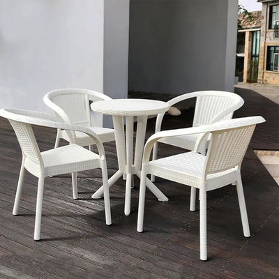 Garten-Set Außenmöbel aus synthetischem Rattan für Terrasse Balkon Cafe Party Hochzeit