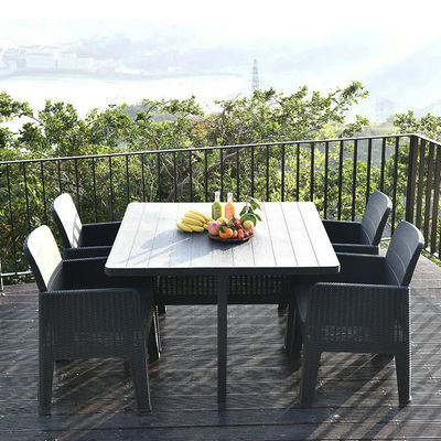 Logo Keine oder benutzerdefiniertes Logo Nordic Outdoor Stapelbare Plastik-Tisch und Stuhl Set