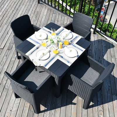 Logo Keine oder benutzerdefiniertes Logo Nordic Outdoor Stapelbare Plastik-Tisch und Stuhl Set