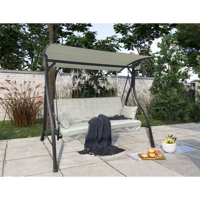 AJUNION 3 Sitzplätze Schwingbett im Freien Terrasse Schwingungen Hangstuhl Postverpackung Y inklusive