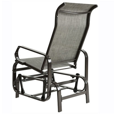 Metal Frame Outdoor Bistro Patio Garten Einzel Schaukelstuhl mit individuellem Logo