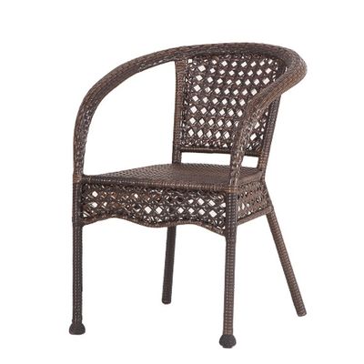 Außencafé Patio Garten Balkon Hotel Strand Stackbare Armstuhl für Freizeit im Freien