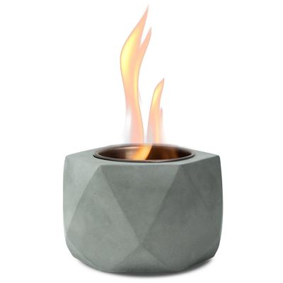Pounds AJUNION Portable Mini Beton Feuerstelle Tischplatte Alkohol Brennen Feuerstelle Schüssel