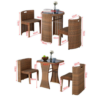 Außenmöbel aus Rattan für Cafés