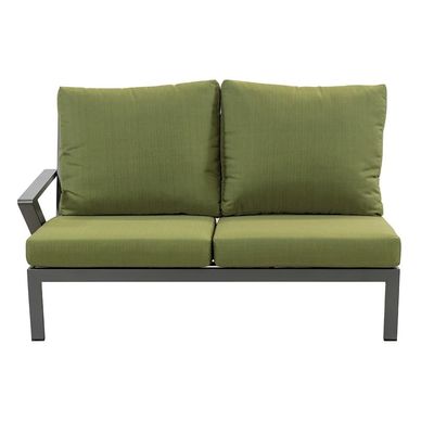 AJUNION Aluminiumrahmen Außenecke Sofa Wohnzimmer Set Sektionsgartenmöbel Set