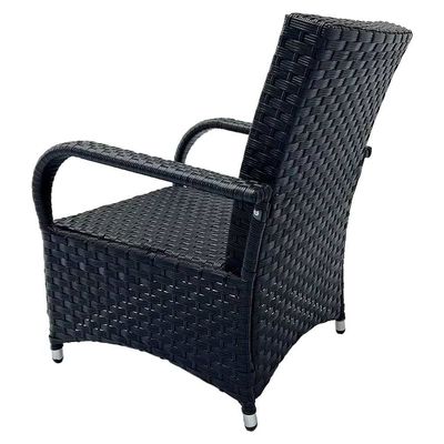 Moderne Außenmöbel AJUNION 2 Sitzplätze Wicker Rattan Chat Möbel UV-beständig