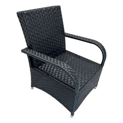 Moderne Außenmöbel AJUNION 2 Sitzplätze Wicker Rattan Chat Möbel UV-beständig