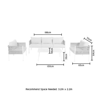 Ein stilvolles und langlebiges Outdoor-Sofa-Set für Ihren Garten oder Ihr Strandhaus