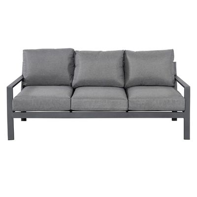 AJUNION 5 Stück Aluminium Außenmöbel Set Gartensofa Terrasse Sitzgelände Set