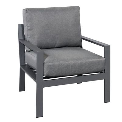 AJUNION 5 Stück Aluminium Außenmöbel Set Gartensofa Terrasse Sitzgelände Set
