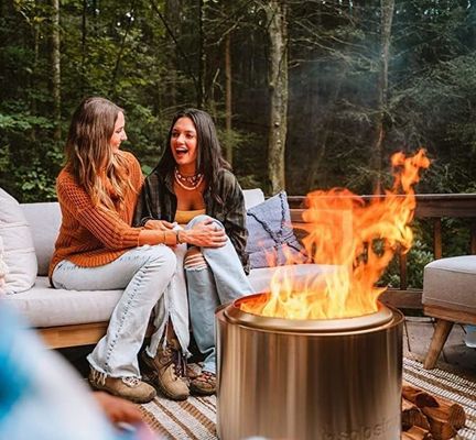 angepasste Farbe Edelstahl Portable Outdoor Camping Feuer Grube Holzbrennkamin