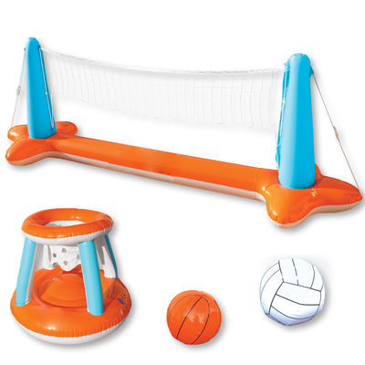 AJUNION PVC aufblasbares Schwimmbad für Volleyball-Pool mit maximaler Kapazität > 500 kg