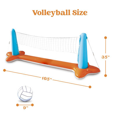 AJUNION PVC aufblasbares Schwimmbad für Volleyball-Pool mit maximaler Kapazität > 500 kg