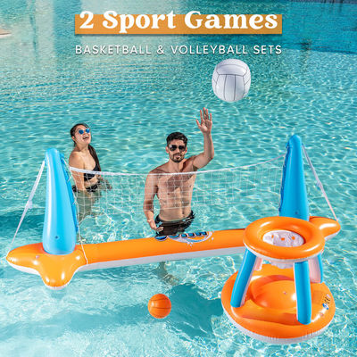 AJUNION PVC aufblasbares Schwimmbad für Volleyball-Pool mit maximaler Kapazität > 500 kg