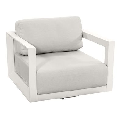 Aluminiummodulare Terrassenmöbel AJUNION 4 Stück Außensofa für den Außenbereich