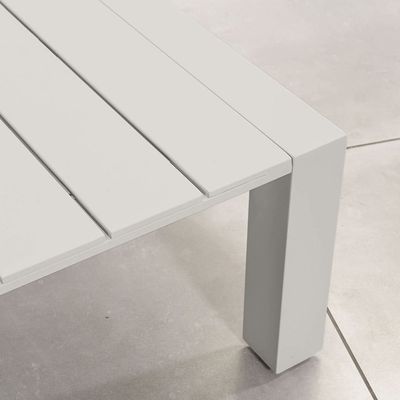 Aluminiummodulare Terrassenmöbel AJUNION 4 Stück Außensofa für den Außenbereich