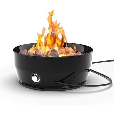 Rauchlose Gasfeuerstelle Runde 24,2&quot;D x 24,2&quot;W x 11,1&quot;H 60000 BTU für Camping im Freien