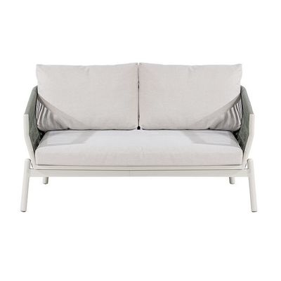 Postverpackung Moderne Aluminiumrahmen Gartenmöbel Seilwebe Außensofa Set