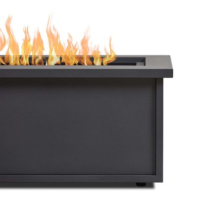 Außenmöbel Gasfeuerbrenntisch 48"L x 15"W x 13,5"H Perfekt für das Leben im Freien